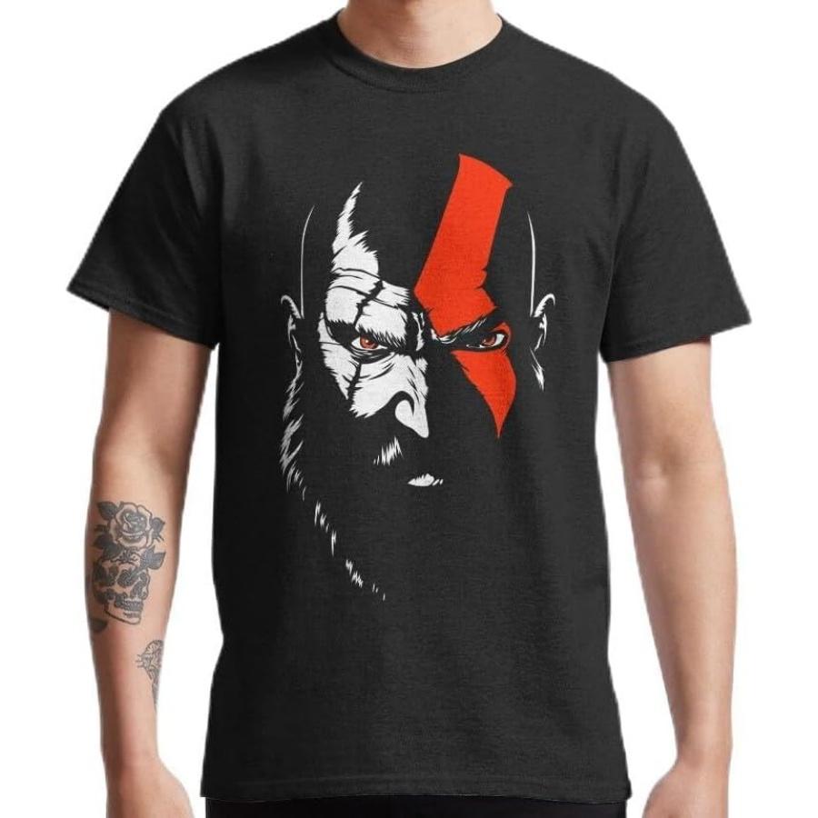 047KratosStylishComfortableDurableQuality T-Shirt Sweatshirt Hoodie Tanktop for Men Women Kids S