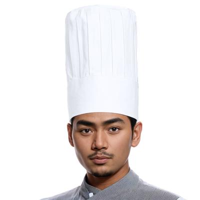 Famous Chef Hat Cake Shop Cloth Hat Work Hat Pleated Hat