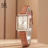 Yonghong Women'S Watch Women'S Niche High-End Temperament Small Brown Watch Square Watch Women'S Guangzhou Watch 0185