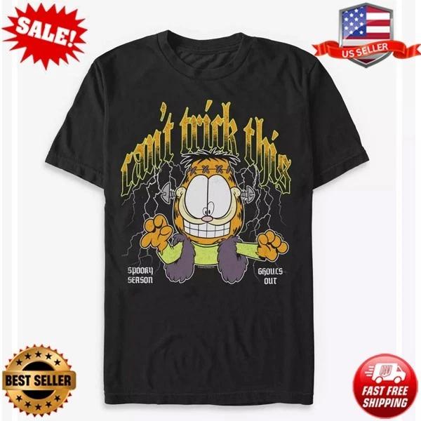 Garfield Spooky Frankenstein T-Shirt S-5XL S