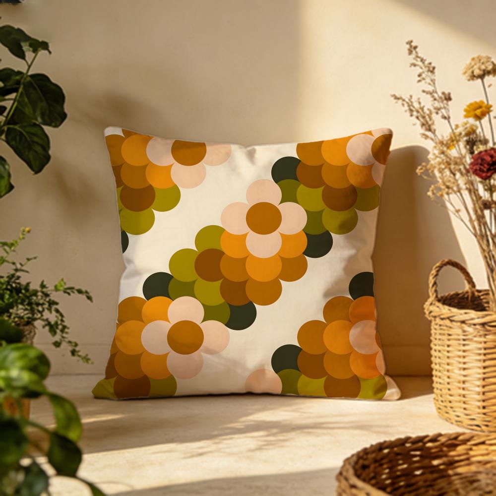Hot OOrla Kielyful Cushion Cover Versatile DoubleSided Pillow Case Fit for Sofa Bed Car  Daily Decor