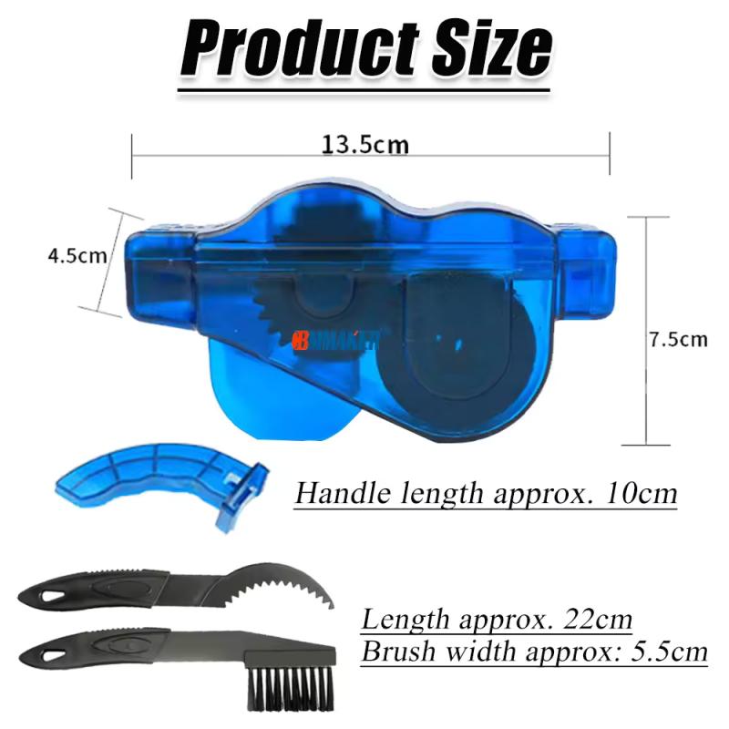 Chain Cleaner Cleaning Bicycle 3D Chain Brush Wash Tool Set Bike Protection Oil Bike Chain for Mountain Cycling Bike Accessories