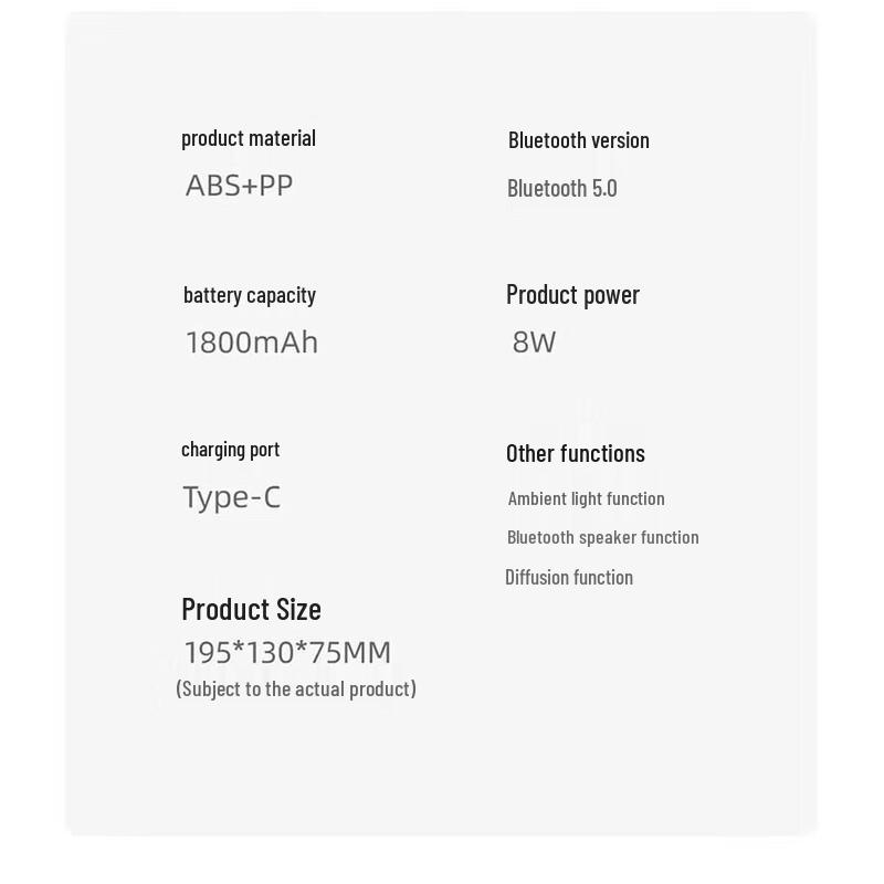 EZVALO Moon Record Player Aroma Speaker CN plug (adapter included)