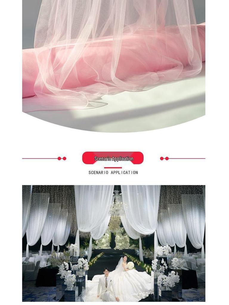 Wedding Atmosphere Swiss Yarn Décor: Engagement, Banquet & Staircase Drapes and Chair Decorations