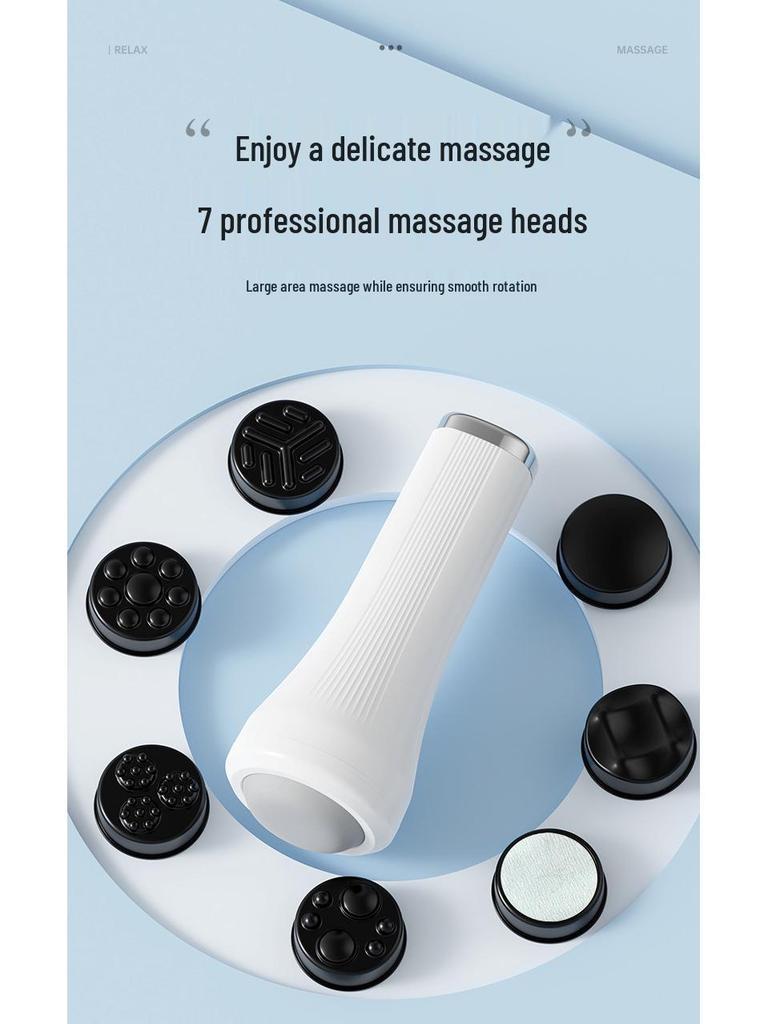 Handheld Full-Body Massager: High-Frequency Vibration for Abdomen, Neck, Waist, and Shoulder Sculpting