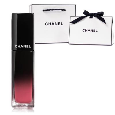 Rouge Allure Lacquer Liquid Lip Makes a Great Birthday Includes a Shopping Bag and Gift #64 Exige, 5.5ml Color, Gift. Box.