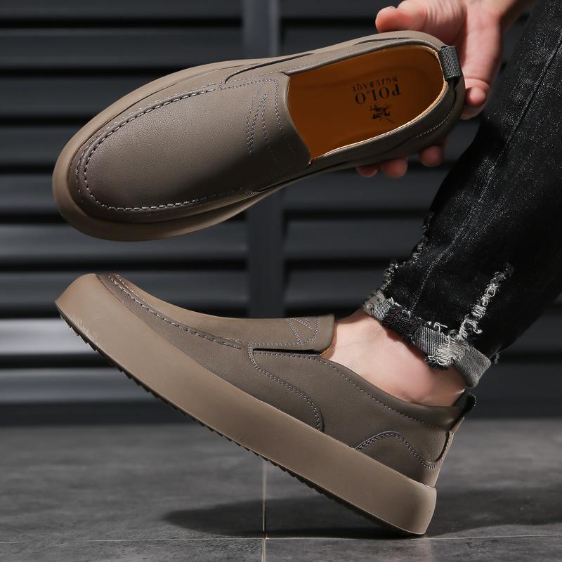 Luxury Brand Designer Men's Shoes Genuine Leather Slip On Loafers Mocasines Summer Breathable Driving Shoes Walking Men Sneakers