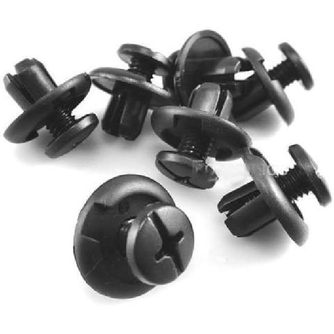 100 Pieces Fender Splash Shield Push-Type Retainer Clips - Fasteners 91512-SM4-003