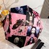 Japanese-style cartoon Demon Slayer Kamado Tanjiro & Kamado Nezuko umbrella including home travel and outdoor activities Multi functional umbrella 24