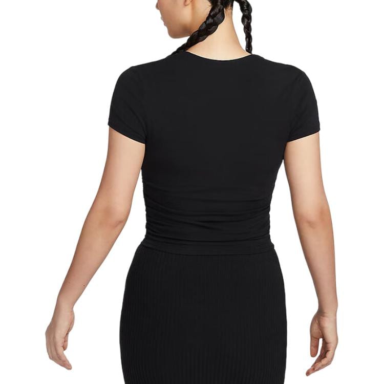 Nike Sportswear Chill Knit Women's Short-Sleeve T-shirt Black FZ7991-010
