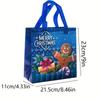 New Christmas Gift Bag Thickened Non-woven Printed Waterproof Bags Santa Christmas Tree Tote Bags Candy Packaging Bag Xmas Gift