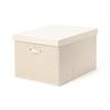 Francfranc [Online Shop Exclusive] Wave Large Box, Small, Ivory, Storage Box, Perfect for New Homes and Moving