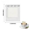 50-500 PCS Fast Flow Coffee Filter Paper Bags Disposable Hanging Ear Handle Espresso Tea Brewing Accessories