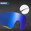 Cycling Glasses kapvoe Color-changing red and blue prescription glasses for men and women, outdoor wind and sand resistant sports cycling equipment