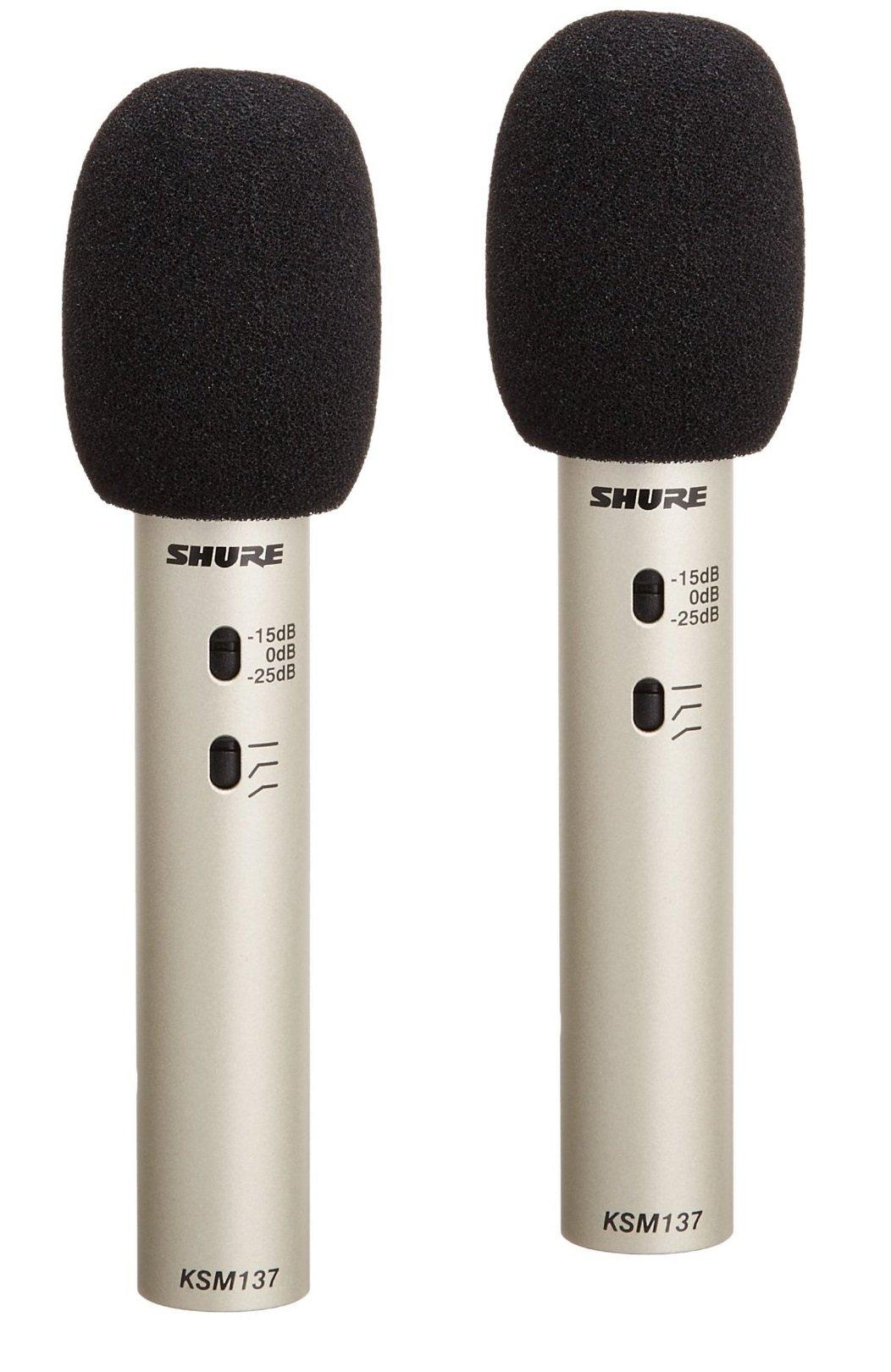 

Shure KSM137 Cardioid Condenser Instrument Stereo Pair Model Microphone, KSM137/SL STEREO-X (2-Year Manufacturer s Warranty)