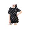 New MLB Polo Shirts Women's Black 3FPQM0243-50BKS