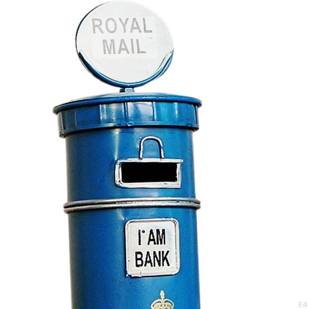 Creative Mailbox Piggy Bank Ornament Postbox Money Box Decorative Novelty Craft Saving for