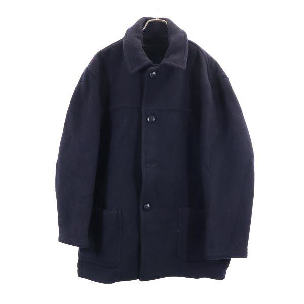 Brooks Brothers 80s Made in England Vintage Melton wool Stainless collar coat Men's Used