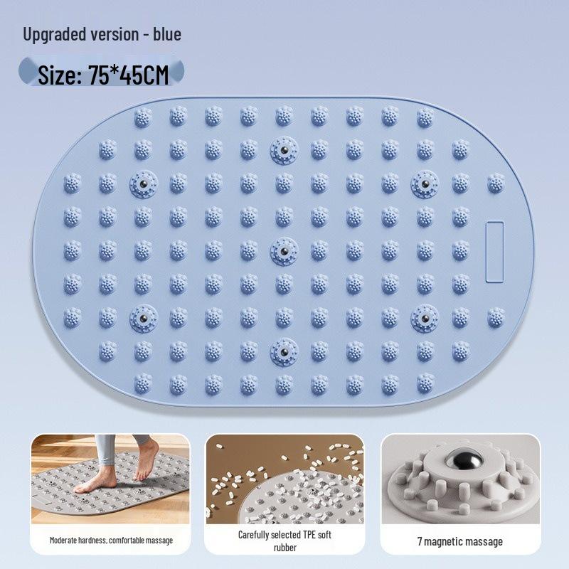 Elastic Silicone Acupressure Foot Massage Mat for Indoor Jogging