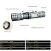 LED Mini Torch Flashlight Q5 Portable Flashlights Adjustable Zoom 3 Modes Waterproof For Outdoor Camping Adventure Lights