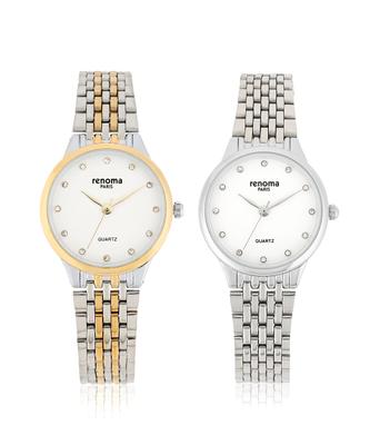 RENOMA Cubic Round Women's Metal Watch RE5480L