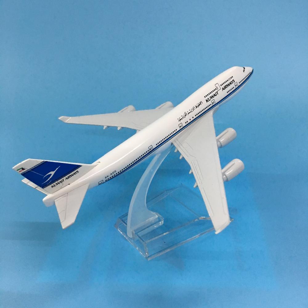1/400 Scale 16cm Kuwait Airways Boeing B747 Airplane Model Airplane Diecast Metal Planes