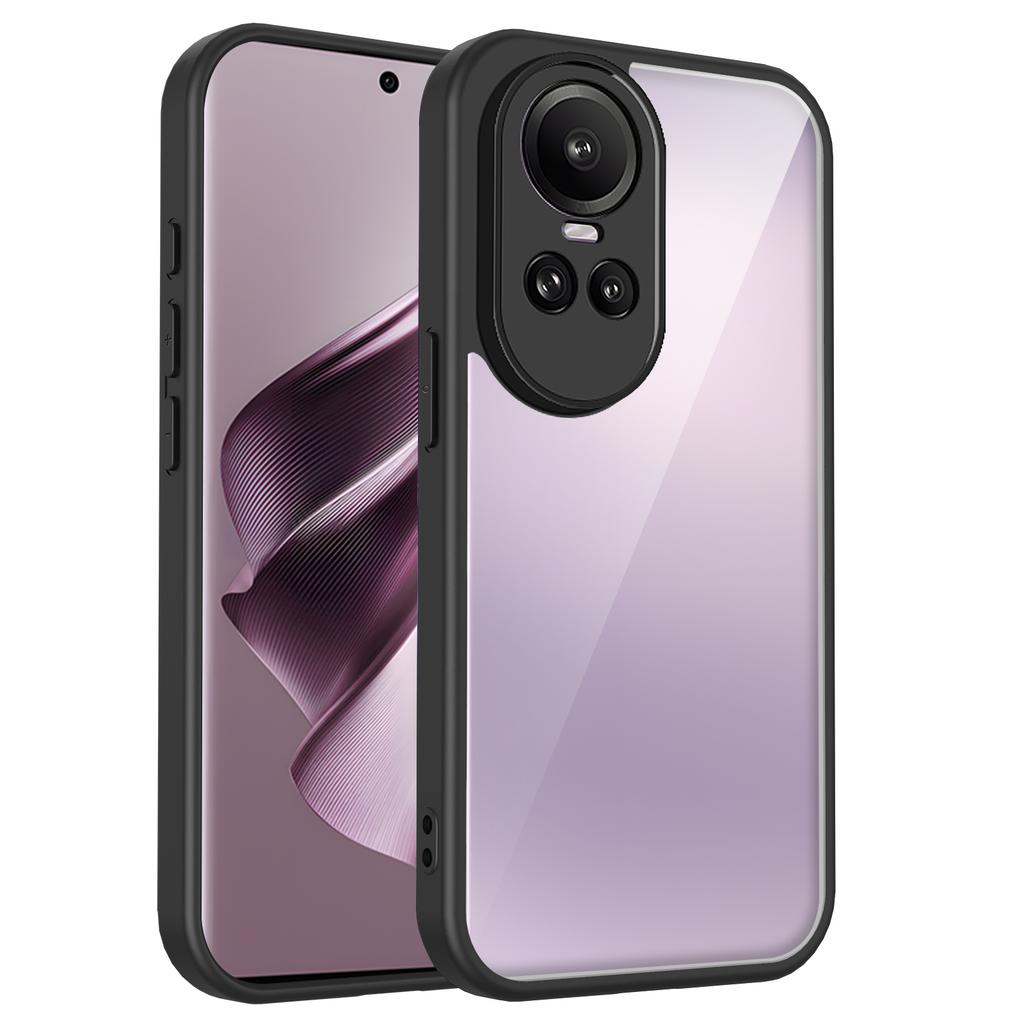 Per Oppo Reno 10 CPH2531 Custodia Air Cushion Antiurto Bumper in Silicone Cover Posteriore Trasparente Opaca Custodia Rigida per Telefono per Oppo Reno 10 Pro