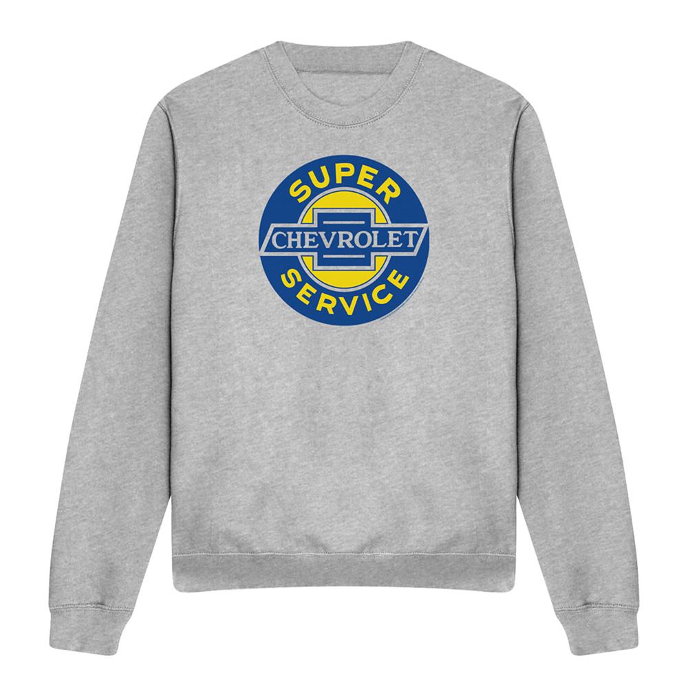 Chevrolet Unisex Adult Super Service Heather Sweatshirt