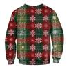 Men's Casual Fashion Printed Round Neck Pullover Sweatshirt