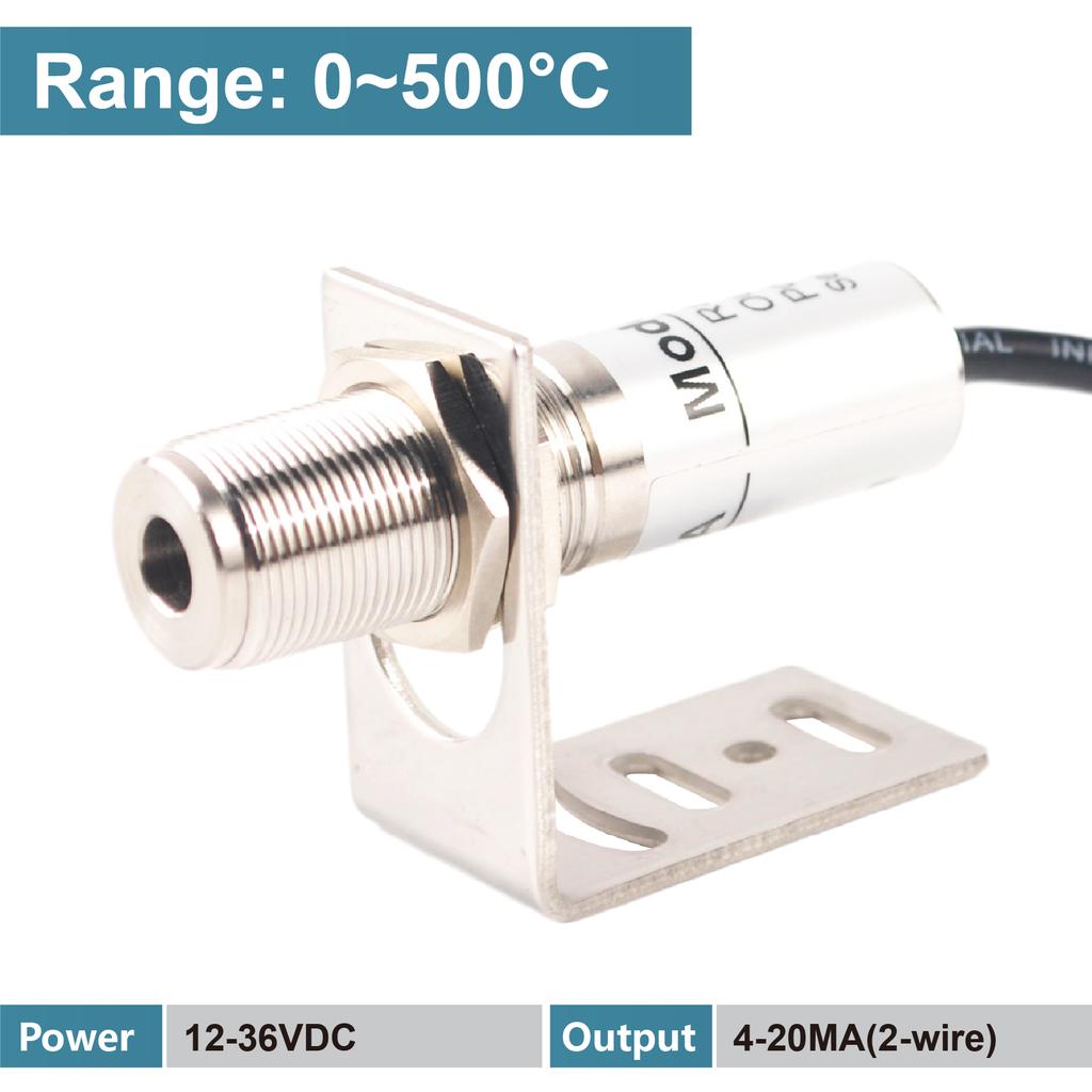 HW-DT100 Infrared Temperature Sensor 4-20mA 0-5V 0-10V RS485 Output Online Industrial Non-Contact IR Transmitter 2