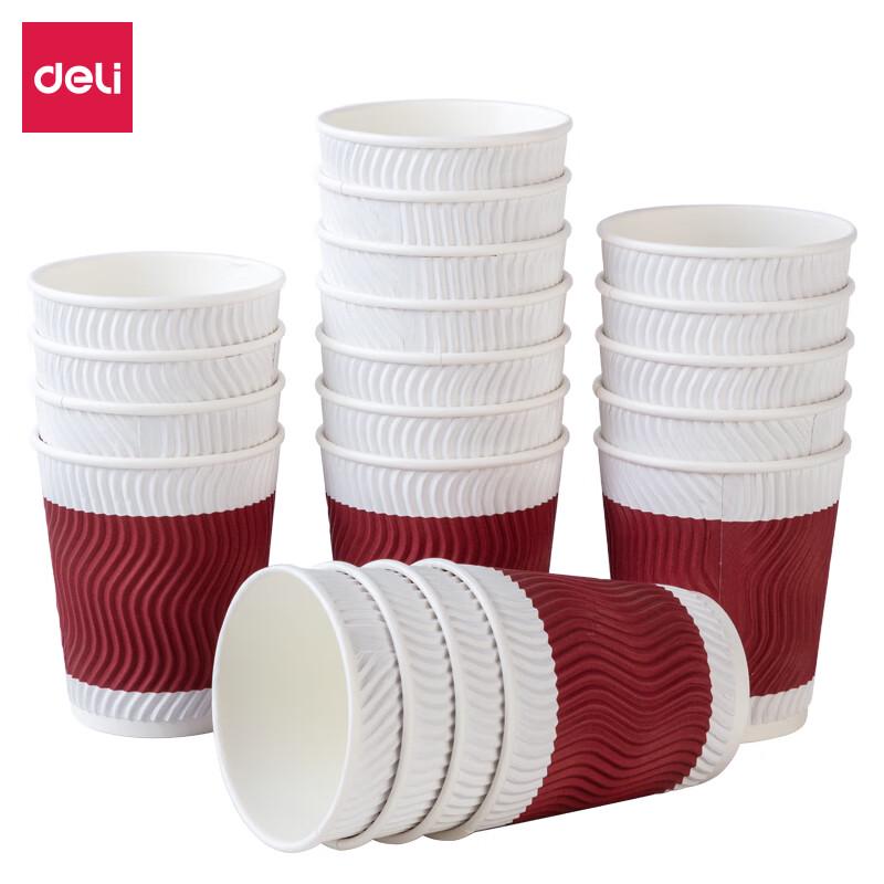 Deli 19206 Double-Layer Paper Cups