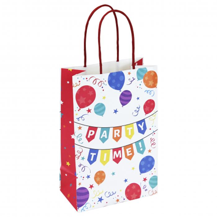 Eurowrap Party Time Gift Bag (Pack of 6)