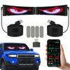 AD Devil's Eye LED Light Scrolling Sign Pixel Screen for Truck Cab Windshield APP DIY RGB Matrix Panel Animations Animation/Text