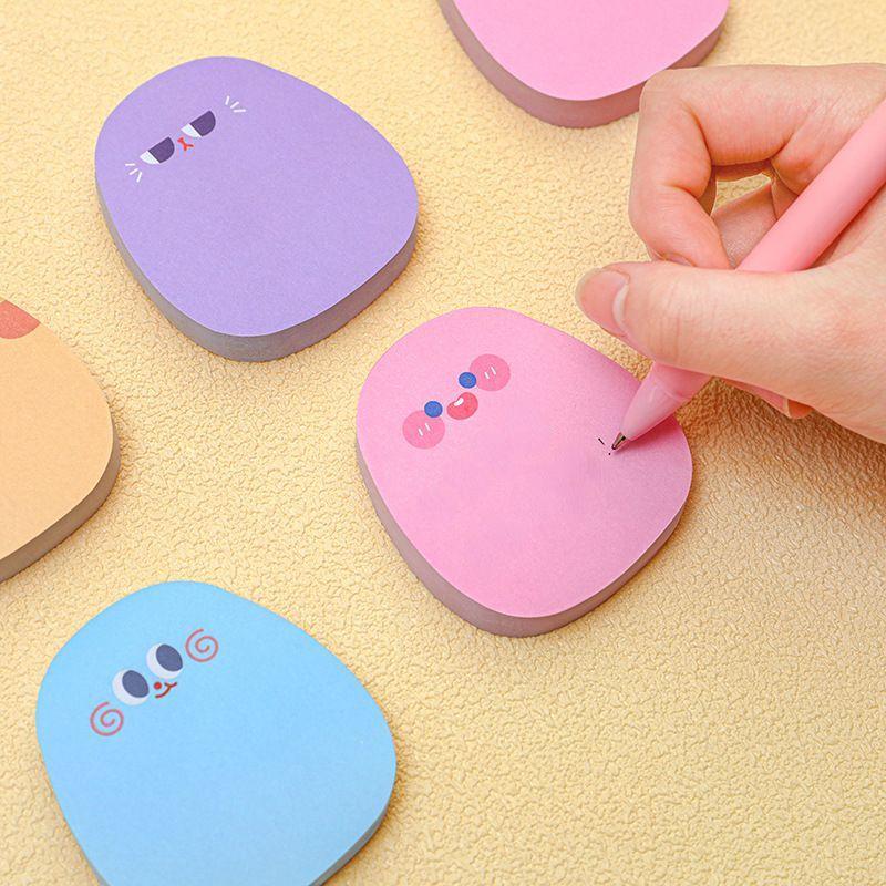 1 Stück Briefpapier Cartoon Candy Color Notes Haftnotizen Notizblock