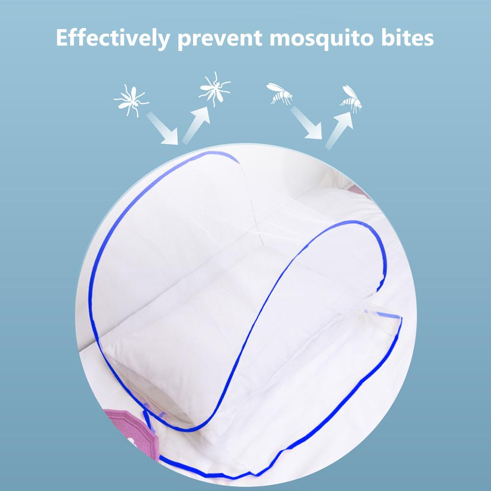 Mini Foldable Mosquito Net for Head Ultralight Up Mosquito Net Tent for Bedding Camping Travel Patio