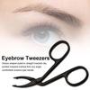 Professional Elbow Straight Pointed Beauty Tools Eyebrow Pliers Hairs Puller Clip Scissors Tweezers