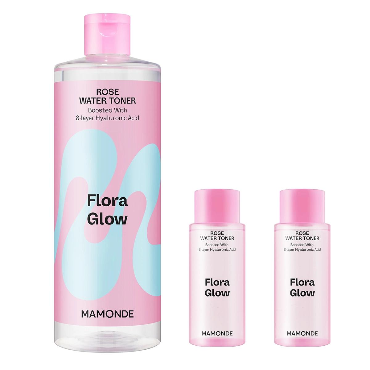 

Mamonde Rose Water Toner 500ml + 50ml x 2 500ml + 50ml x 2