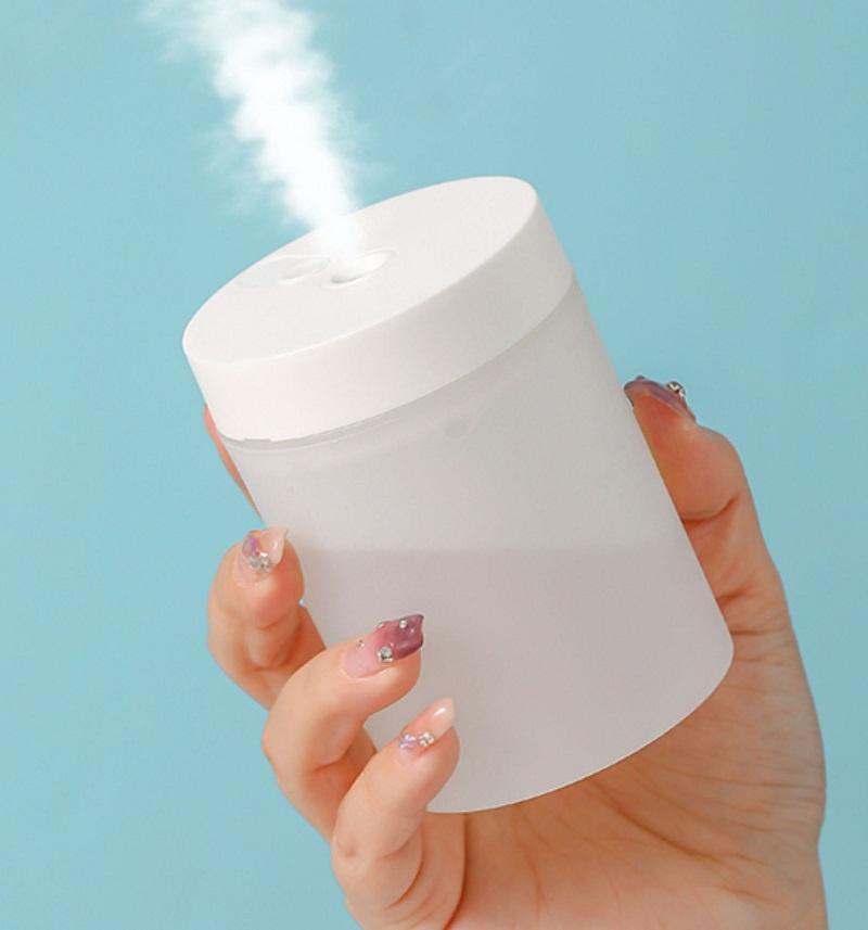 200ml Silent Mini Humidifier Usb Air Humidifier Car Mist Diffuser Water Sprayer With Color Led Night Light For Office Bedroom