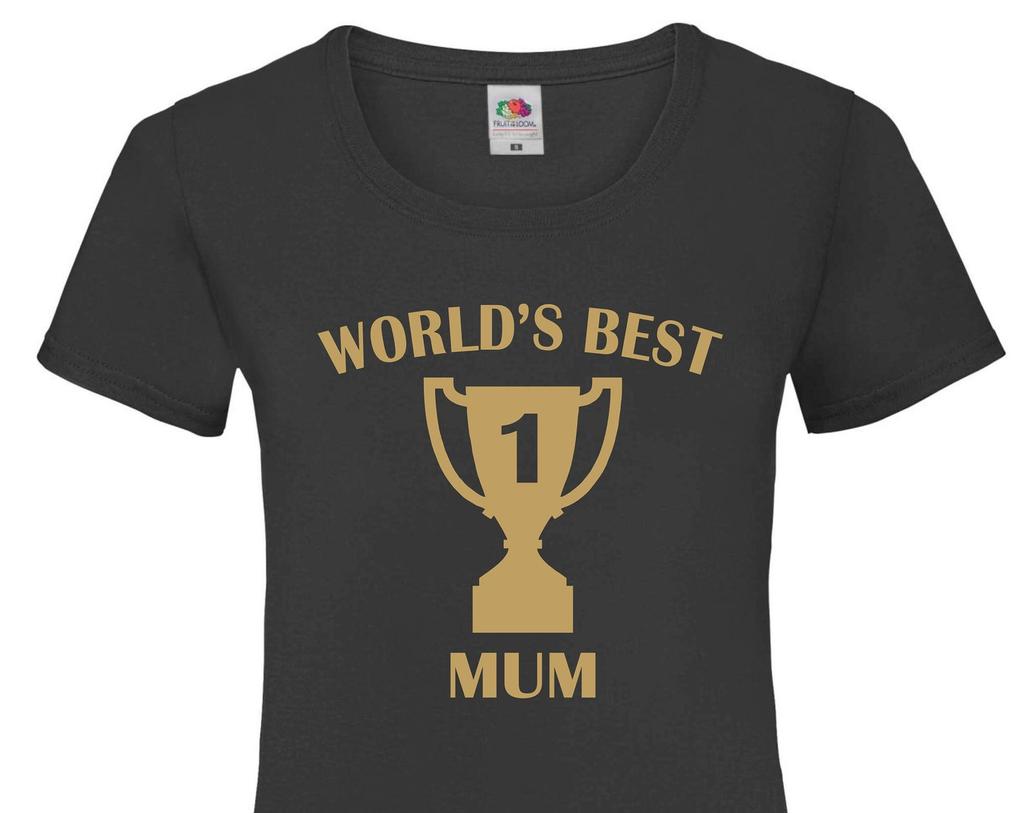 World’s Best Mum T-Shirt | Funny Mother’s Day Gift for Mum | Mum Birthday Shirt | Gift for Her