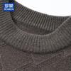 ROMON Men's Heavyweight 100% Pure Wool Knit Sweater