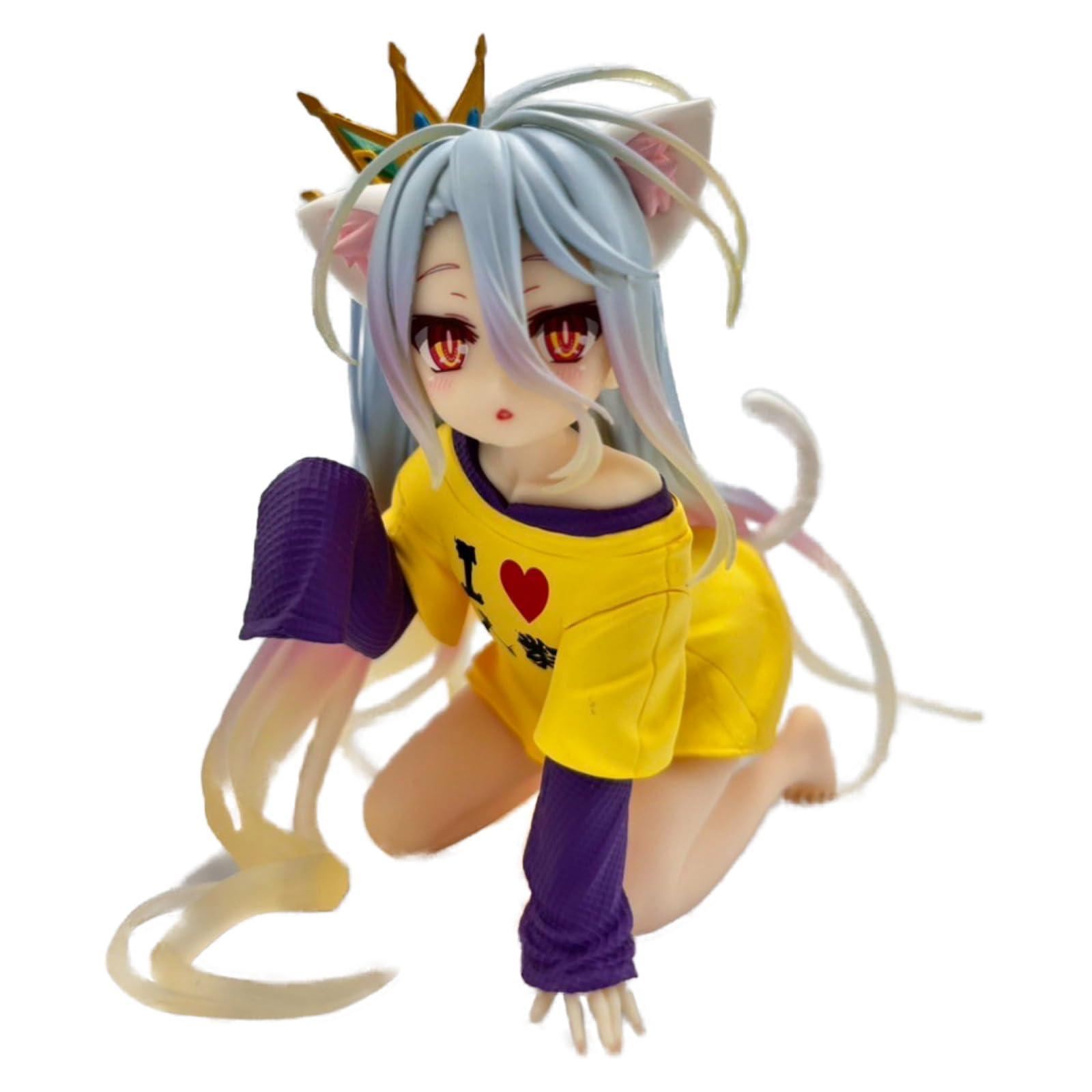 

Desktop Cute Figure Shiro Cat Ear No Game No Life 13cm Total 1 Type T-Shirt Ver. Approx.