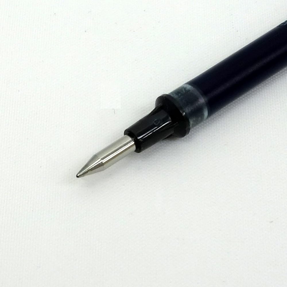 Mitsubishi Pencil Ballpoint Pen Refill Gel Ball Ink 0.38mm Blue Black UMR 1.64, Pack of 10