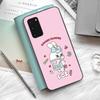 Esther Cute Bunny Phone Case Silicone PC+TPU For Samsung S10 20 30 22 23 24 Plus Lite Ultra Cover