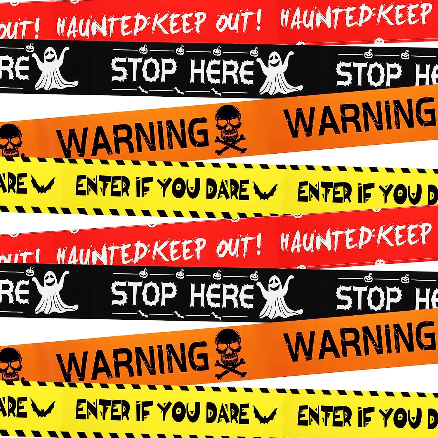 

Halloween Decoration Warning Tape Signs Halloween Prop Window Fright Tape Bundle Party Danger Warning Lline Halloween Decor 2024
