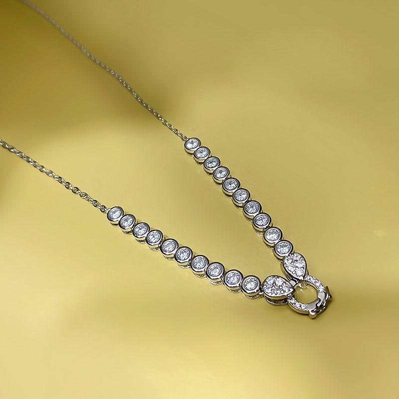 

Hui Zhi Yi 2023 Silver Niche Design Luxury Versatile Women s Necklace 925 Silver
