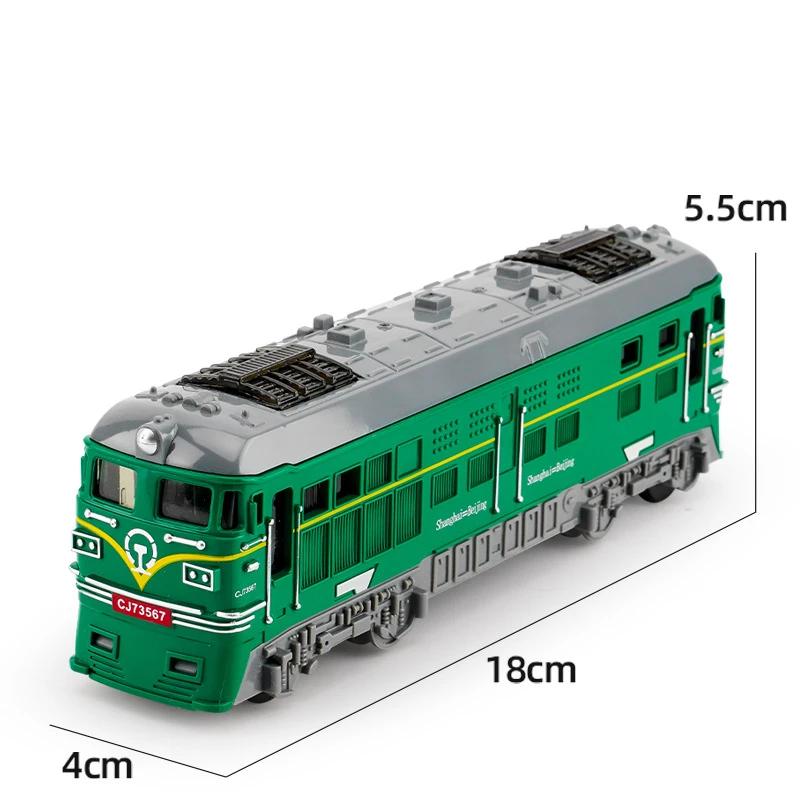 Tiny Train Toys Inertia Cars With Sound & Light Vehicle Model For Kids Toy Gift For Birthdays Christmas Educational Simulation