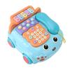 Baby Phone Toy Cartoon with Music Light Children Kids Pretend Phone Parent Child Interactive Educationcal Chinese English Bilingual Toy