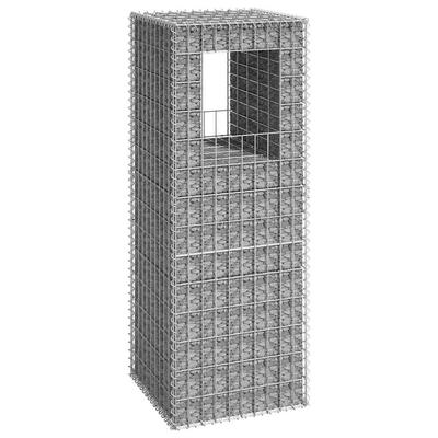Vidaxl Gabion Post, 50X50X140 Cm, Iron