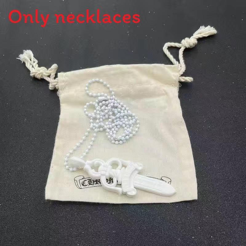 Cross Silicone Gothic Sword Colorful Necklace For Trendy Daily Wear Casual