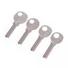 10 Piezas Color Plata Metal Llave Embrión Llave Cuadrada en Blanco Cerradura de Huella Digital Cerradura de Contraseña Blanco Cerradura Eléctrica de Puerta